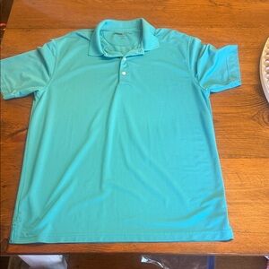 Greg Norman Collection Turquoise Polo Shirt